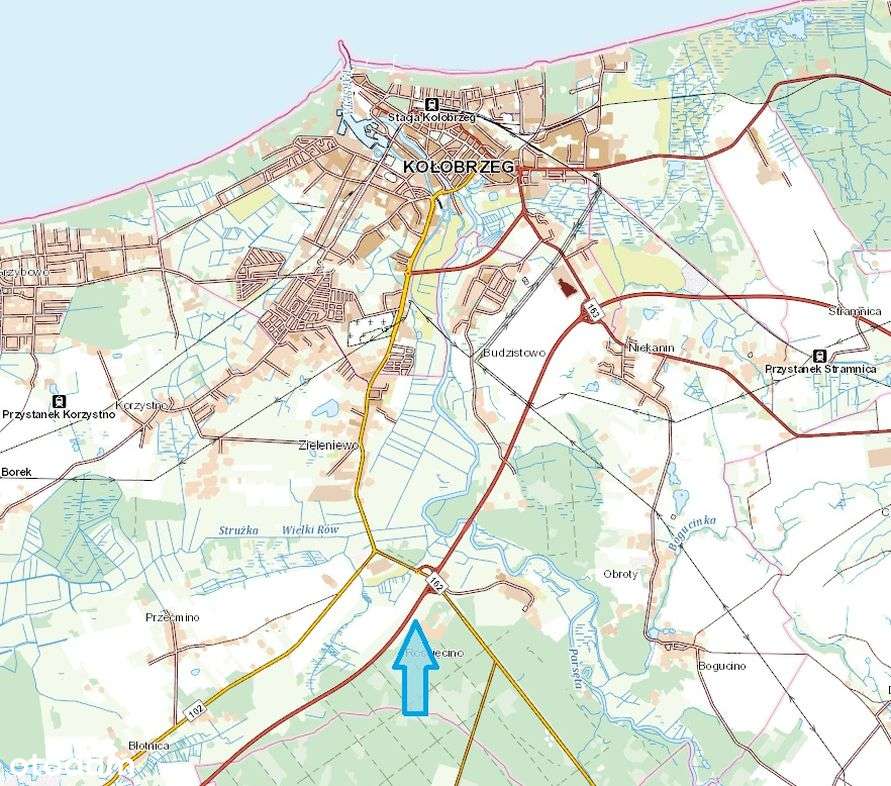 Działka, 4 255 m², Kołobrzeg-7