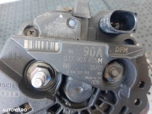 alternator vw polo 6n lupo seat ibiza fabia 1.0b 1.6b 1.4b   037903025m - 3