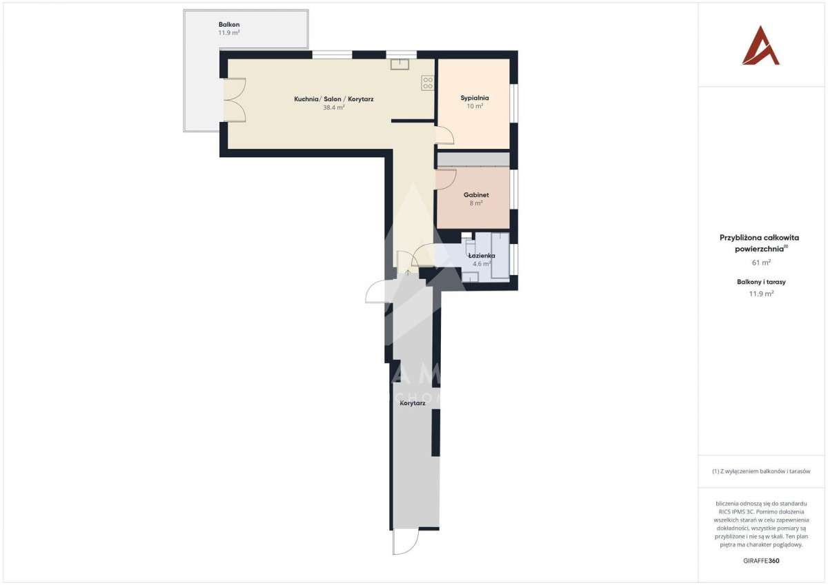 Nowoczesne 3 pokoje na 3 strony świata.-18