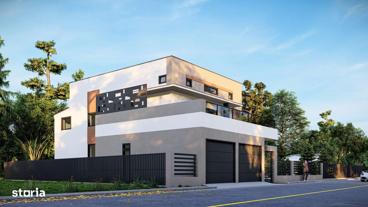 Casa foarte spectaculoasa 300mp | Teren 900mp  | Balotesti | La stadiu - Imagine principală: 5/19