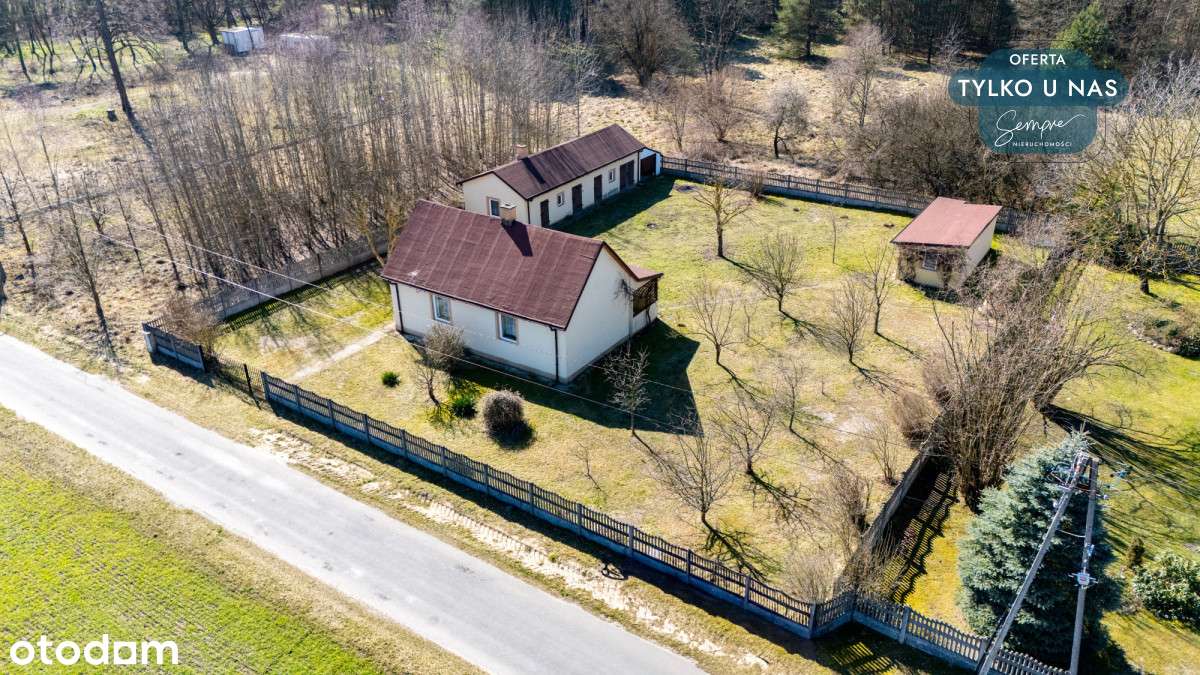 Dom + budynki, działka 1300 mkw, 10 min do Zelowa - Pełny obrazek: 4/14