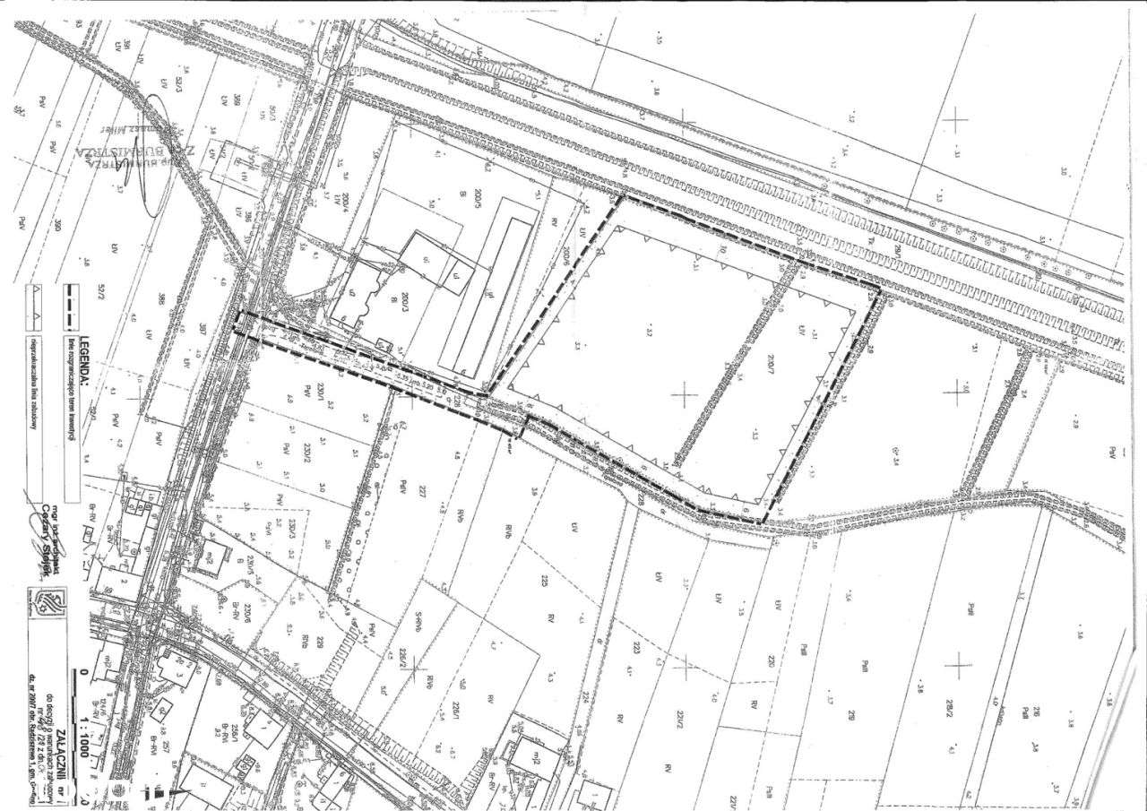 Działka przemysłowa z wydanymi Wz pod budowę hali-5