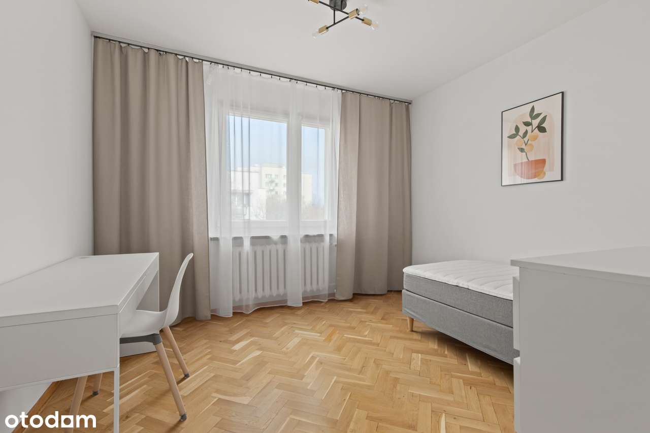 4 pokojowe słoneczne mieszkanie obok SGGW i VISTULA. Niedaleko Metra. - Pełny obrazek: 5/18