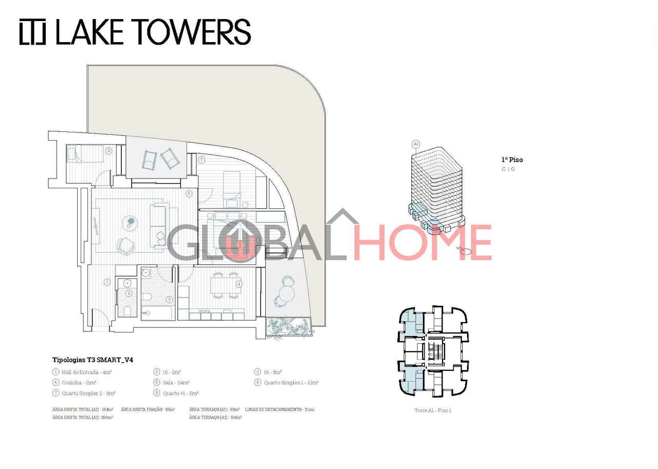 Apartamentos T3 – Lake Towers | Arca d’Água, Porto-13