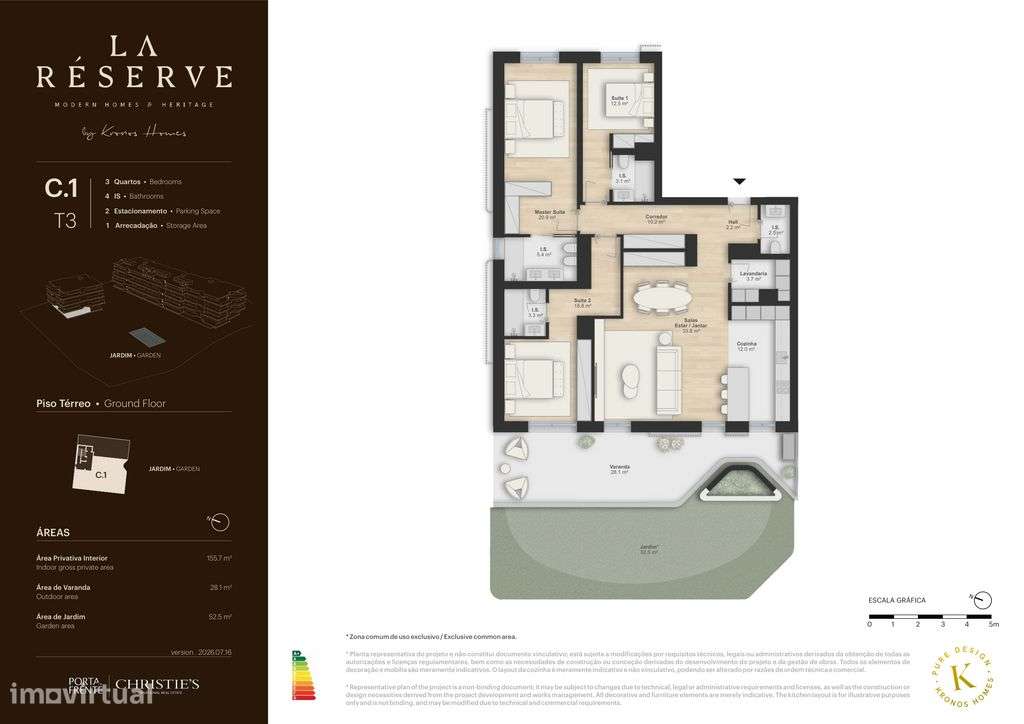 Apartamento T3 no La Réserve | Cyprès, Belas Clube de Campo, Sintra-21