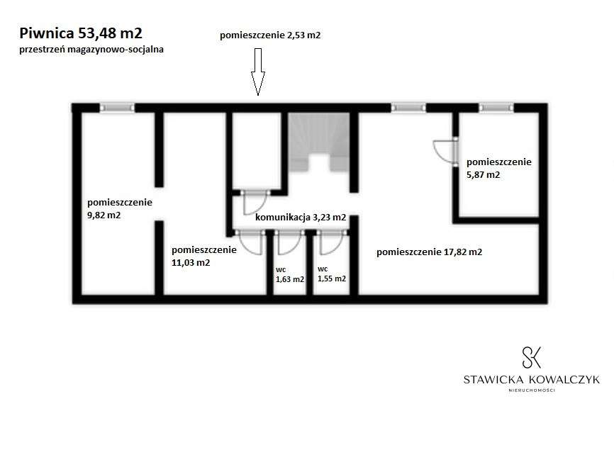 Przestronny lokal przy sądzie + garaż-9