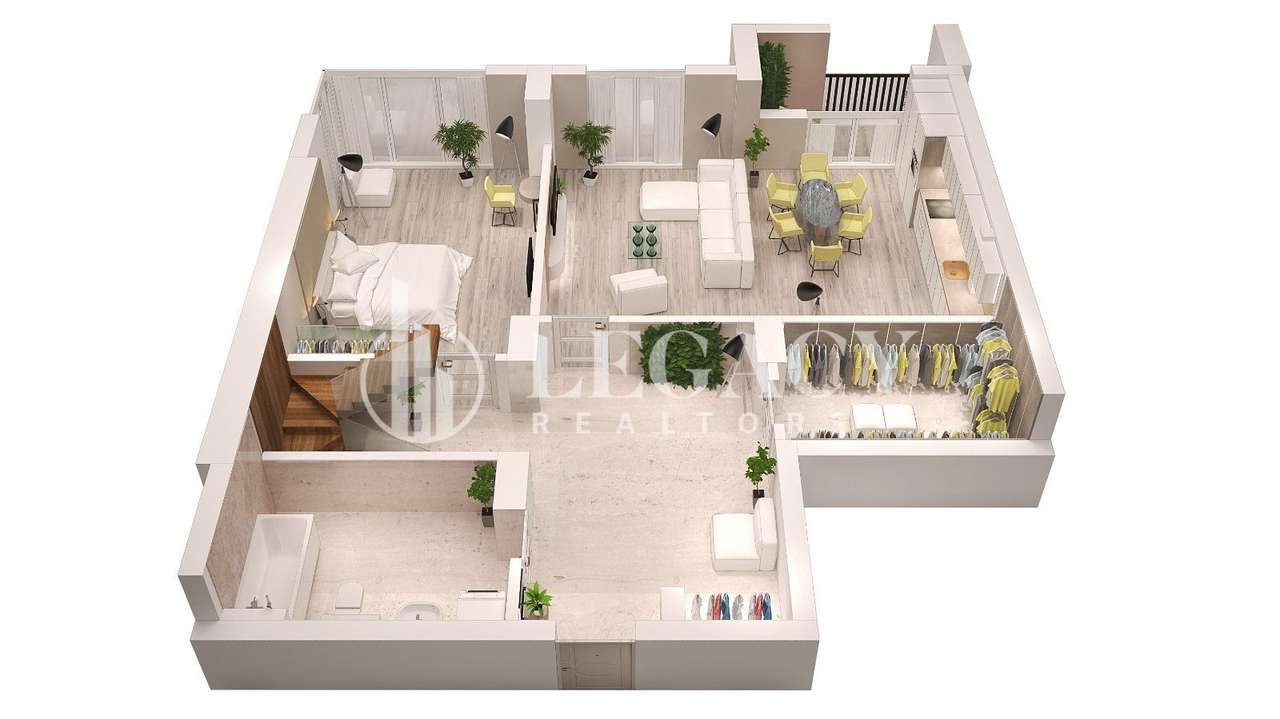 Vânzare - Penthouse zona Copou, 192.95 mp utili + 27.50 mp terasă - Imagine principală: 2/8