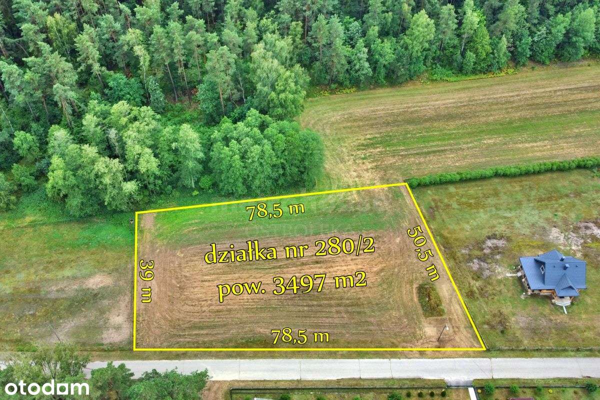 Głębocz Wielki: działka budowlana przy lesie-1