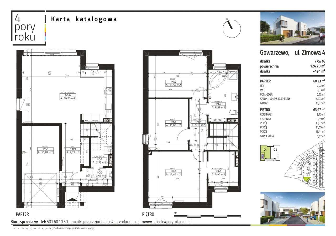 Dom w zabudowie bliźniaczej z ogrodem - Pełny obrazek: 3/7