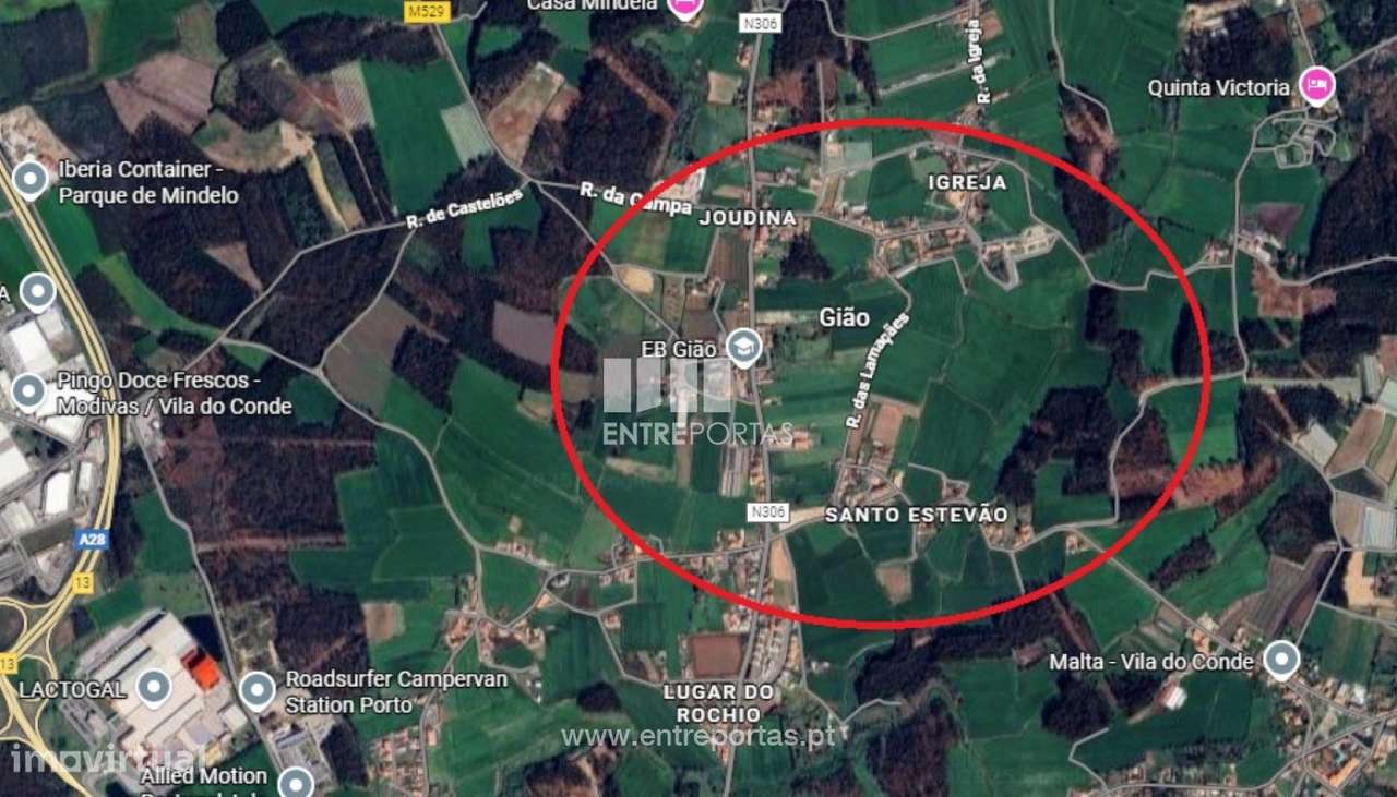 Venda de Terreno p/construção, c/6800m2, em Gião, Vila do Conde - Grande imagem: 5/5