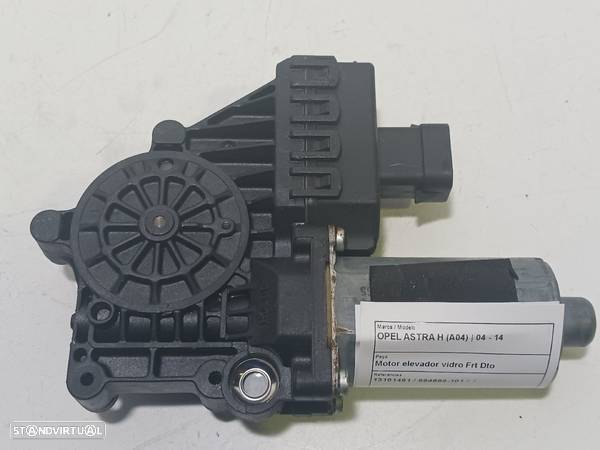 Motor Elevador Vidro Frt Dto  Opel Astra H (A04) - 1