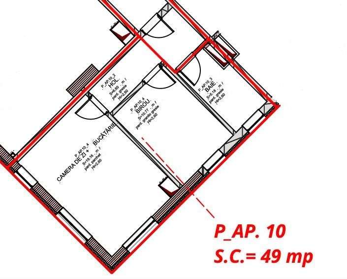 Studio de vânzare, 39m² + 6m² balcon, Skyline City!-11