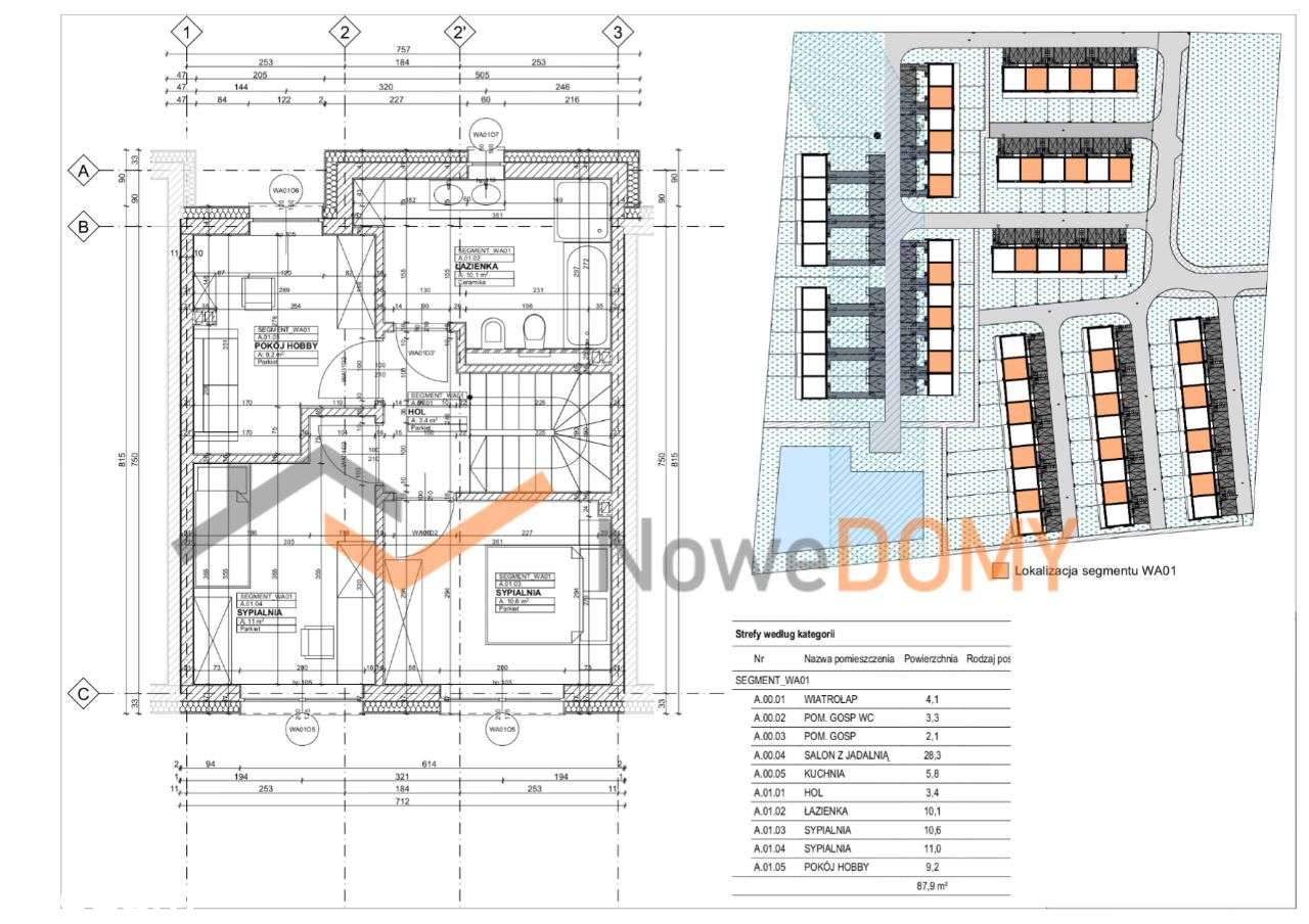 GOTOWY DO ODBIORU Segment Środkowy 87,9m2 0% prow.-15