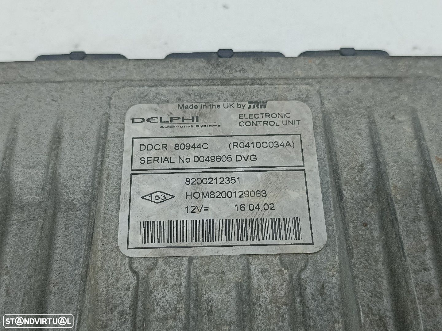 Centralina Do Motor Renault Clio Ii (Bb_, Cb_) - 5