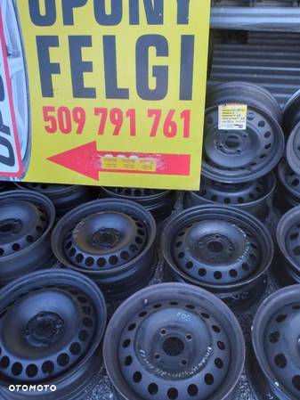 15 cali felgi stalowe VW AUDI SEAT SKODA MERCEDES KIA MAZDA OPEL  RENAULT FORD VOLVO BMW NISSAN - 7