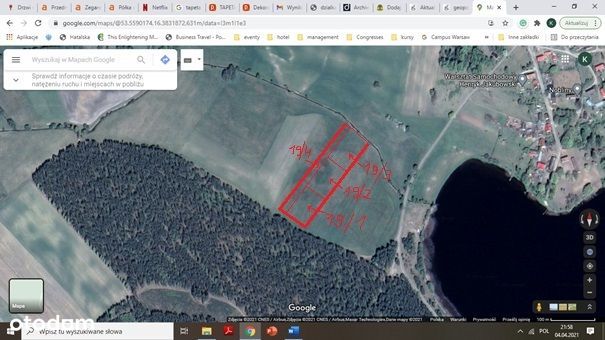 Ostroróg Działka 1,4 ha - blisko jeziora NIEWLINO