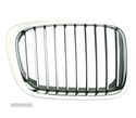 GRELHAS FRONTAIS CROMADAS PARA BMW SERIE 3 E46 BERLINA 98-01 - 3