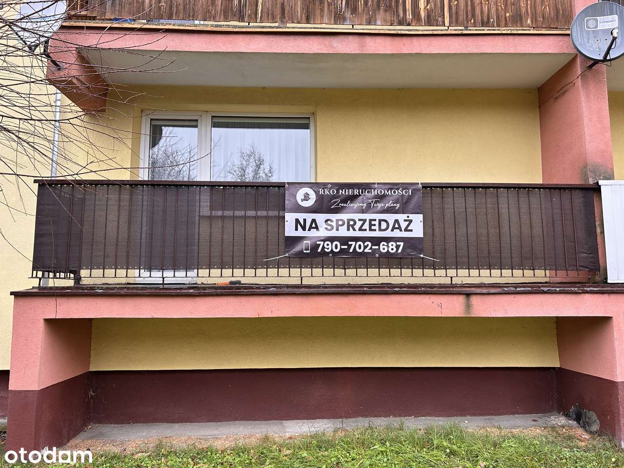 Na sprzedaż 2-pokojowe mieszkanie z dużym balkonem i piwnicą Parter-16