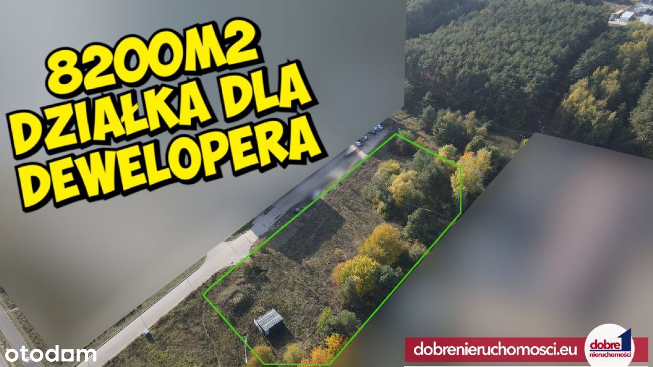 Działka pod bloki |8200m2| Grunt dla dewelopera