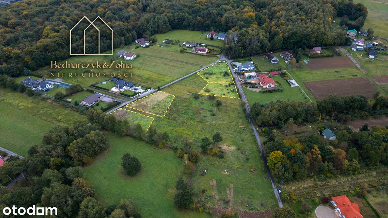 Działki widokowe z warunkami zabudowy — Brzyście, gm. Jasło-3