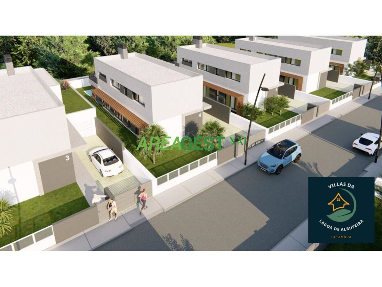 VILLAS DA LAGOA DE ALBUFEIRA - Lote de terreno com projeto aprovado...