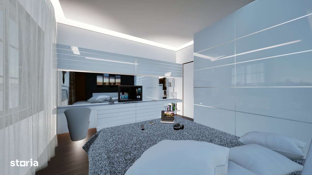 Penthouse de vanzare, cu 3 camere, 91 mp, zona Ansamblul Vest Residenc - Imagine principală: 5/15