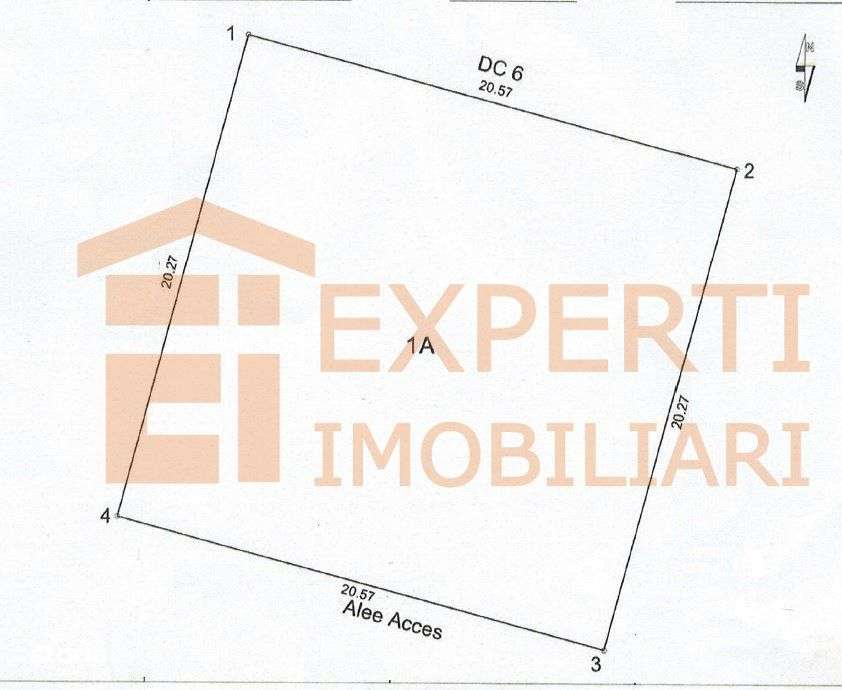 Teren intravilan de vanzare  situat in zona COSTINESTI langa soseaua D - Imagine principală: 2/9