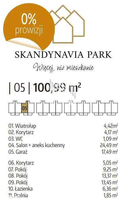 4-pokojowe mieszkanie w Osielsku stan deweloperski - Pełny obrazek: 3/9