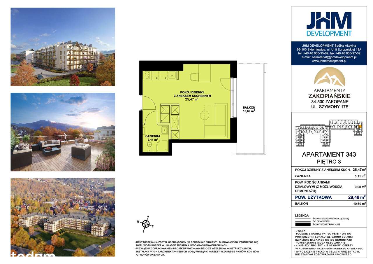 "Apartamenty Zakopiańskie" 343 - Pełny obrazek: 2/7