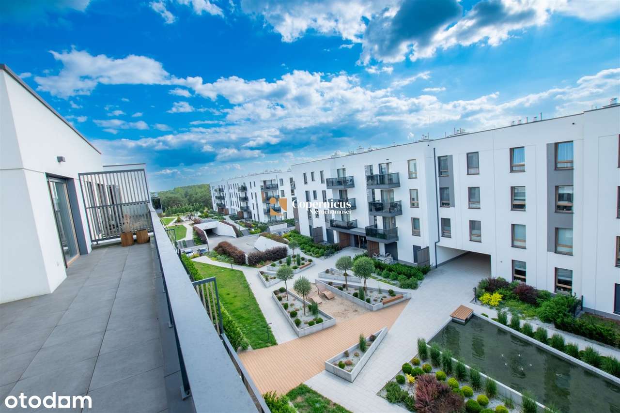 Mieszkanie, garaż i taras 40m2 - ostatnie piętro.