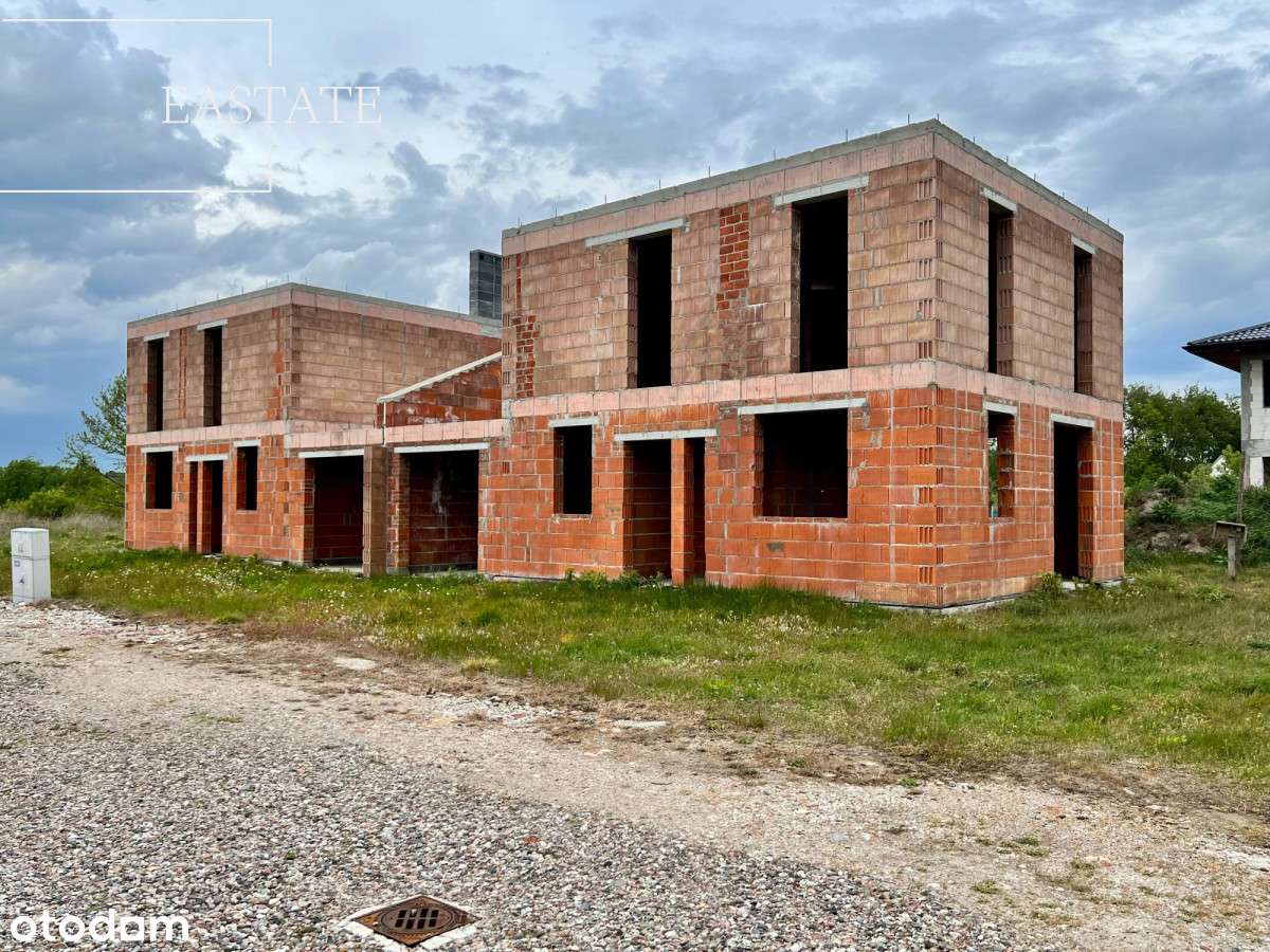 Bliźniaki w stanie surowym otwartym/działka 500 m2 - Pełny obrazek: 5/20