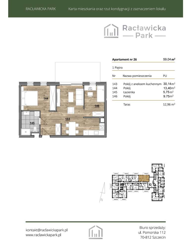 Racławicka Park | nowe mieszkanie M.26 - Pełny obrazek: 2/8