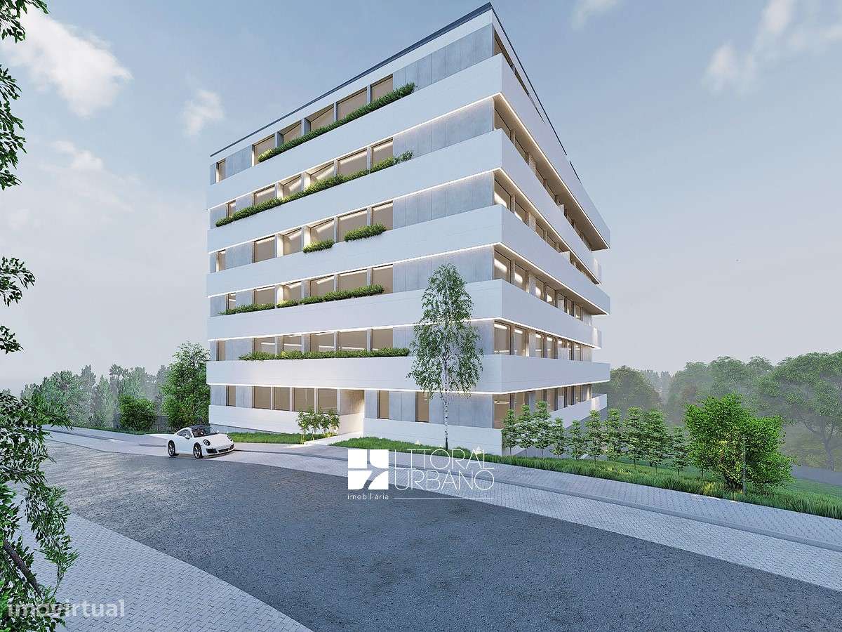 Apartamento T1+1 com varanda em Canidelo-9