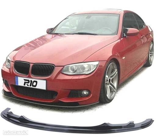 SPOILER LIP PARA BMW E92 E93 10-13 PACK M PRETO BRILHANTE - 1