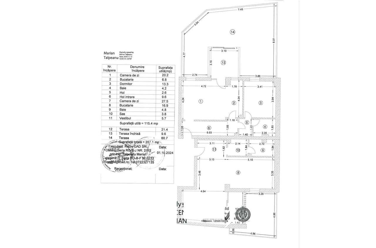 Unirii bloc Boutique apartament 3 camere si curte 207 mp 2025 Tribunal-3