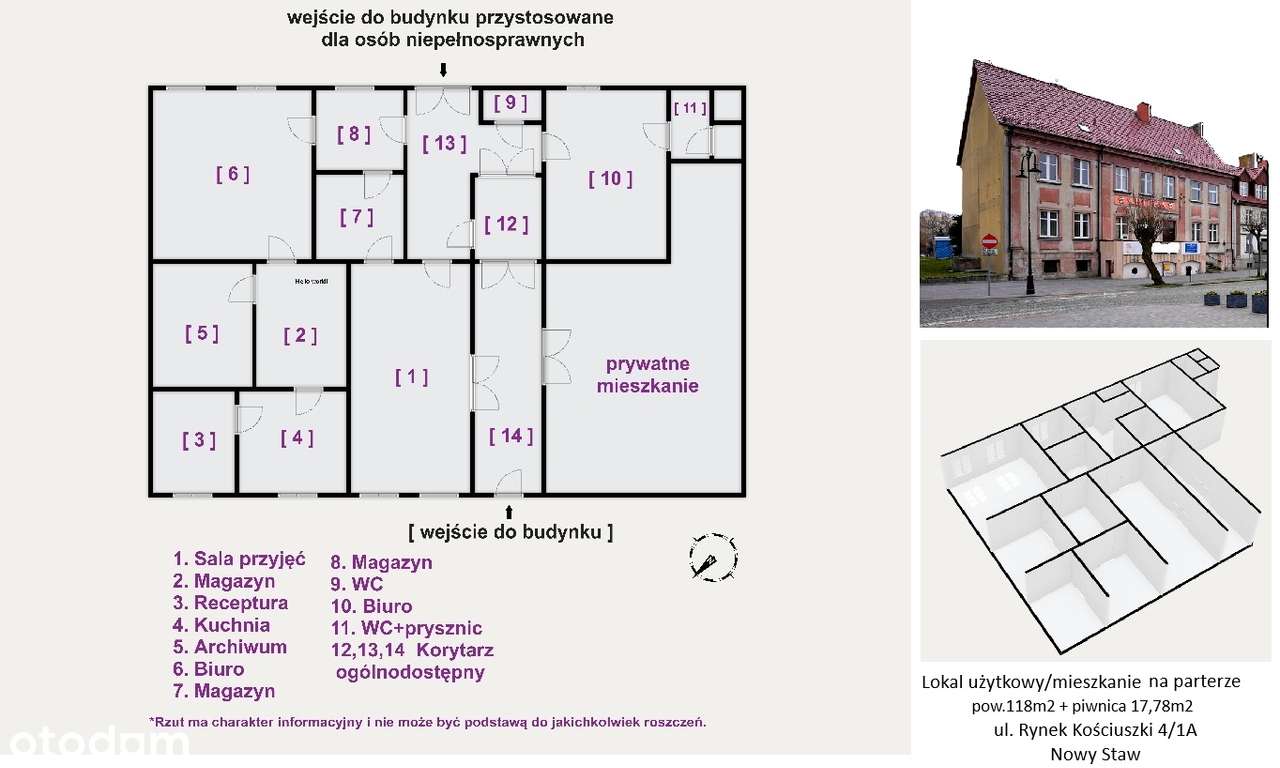 Lokal pod gabinet, salon lub biuro w centrum miasta-8