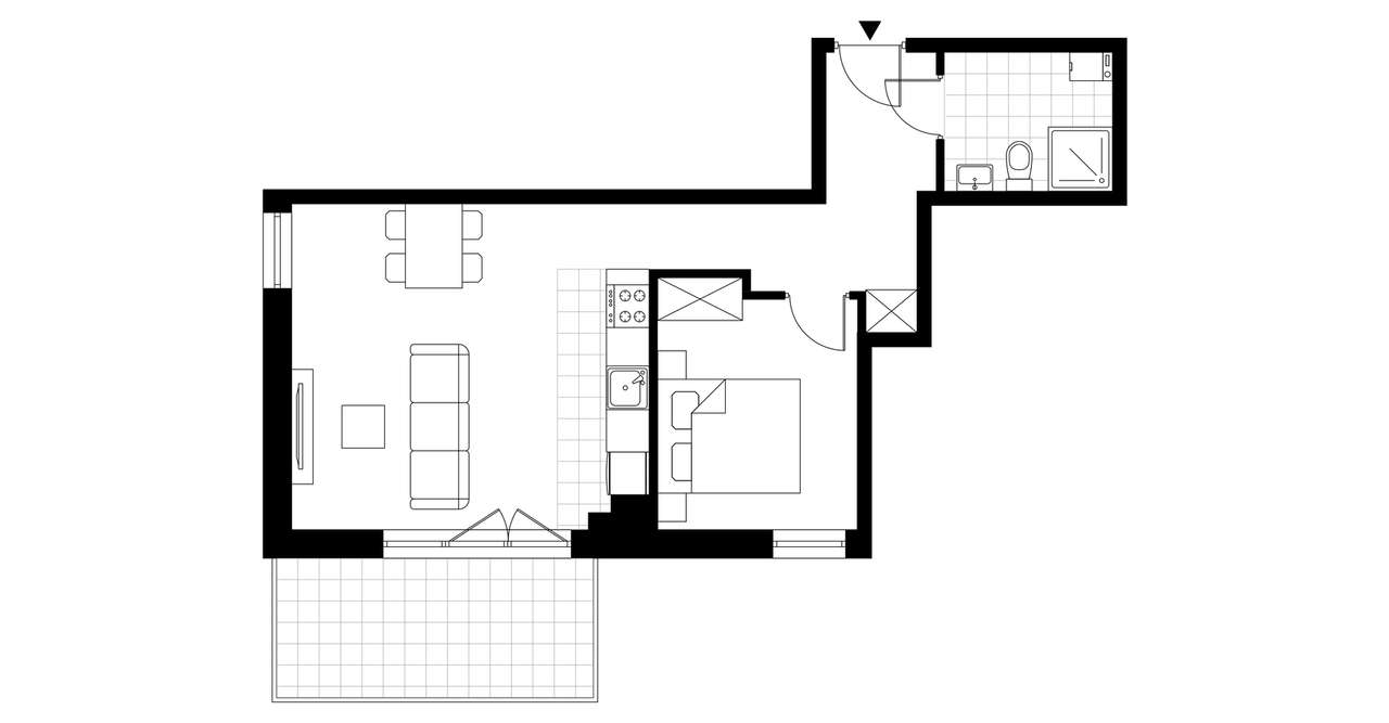 Bliska4.Szyndzielnia  | mieszkanie 2-pok. | M2/6 - Pełny obrazek: 3/8