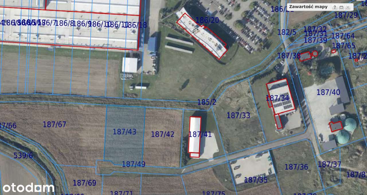 GRUNT INWESTYCYJNY na strefie przemysłowej - Kłoda, ul. Produkcyjna-9
