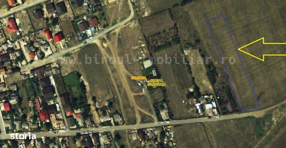 3487mp Teren Intravilan cu utilitati, comision 0%, Cumpana - Imagine principală: 4/4