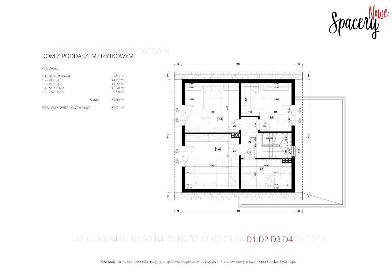 Wolnostojący dom z garażem - "D" - działki 9 ar - stan deweloperski-7