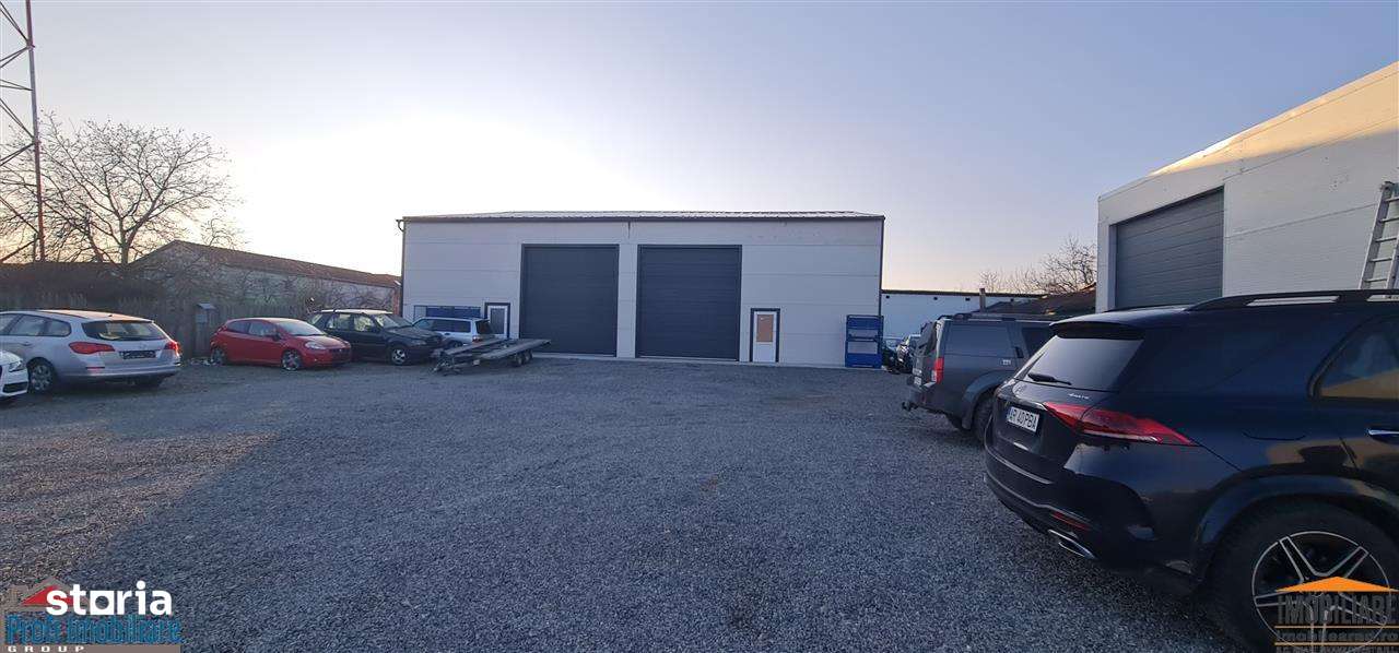Hala noua langa A1 pe artera principala 360mp acces TIR  in interior - Imagine principală: 1/8