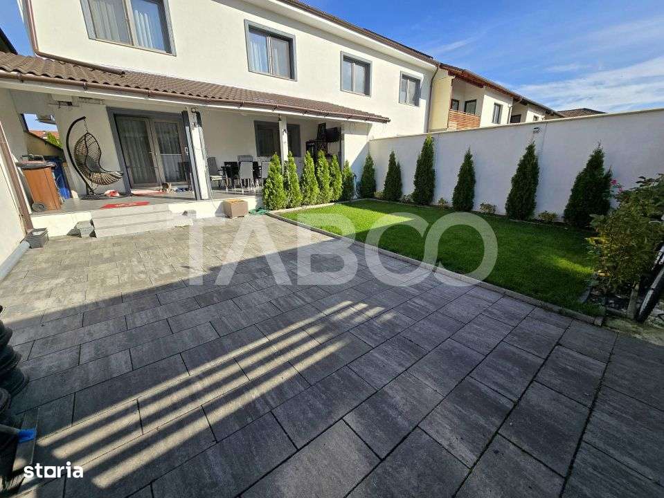 Casa moderna de vanzare mobilata 147 mpu teren 234 mp Selimbar Sibiu - Imagine principală: 2/19