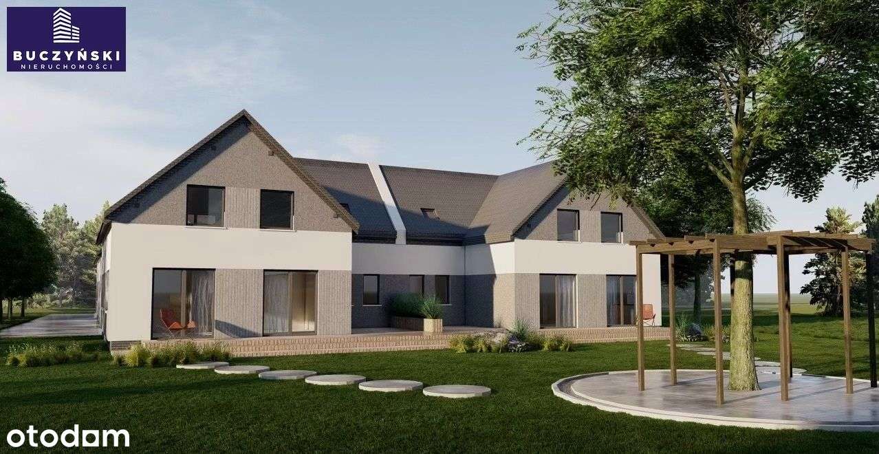 Działka z pozwoleniem na budowę 4 domów.-12