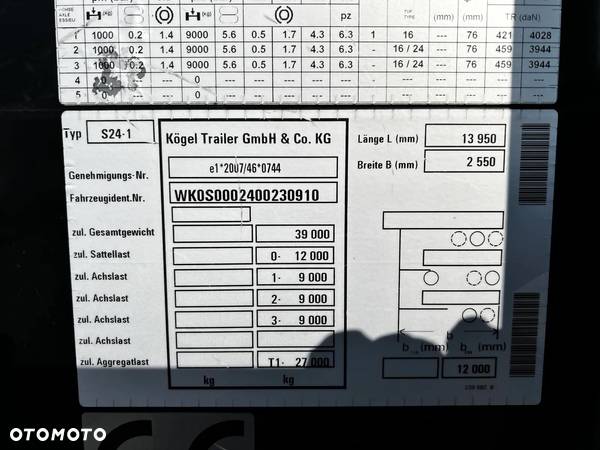 Kögel SN 24 P 100 - 19