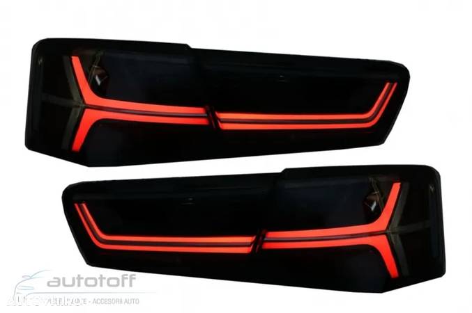 Stopuri Full LED pentru Audi A6 C7 (2011-2014) Facelift Design Semnalizare Secventiala - 1