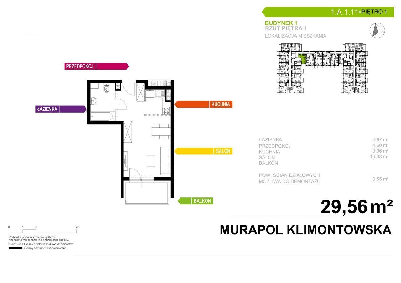 Apartament 1.pok/Rabat/0% Prowizji/0% PCC/2Q 2022