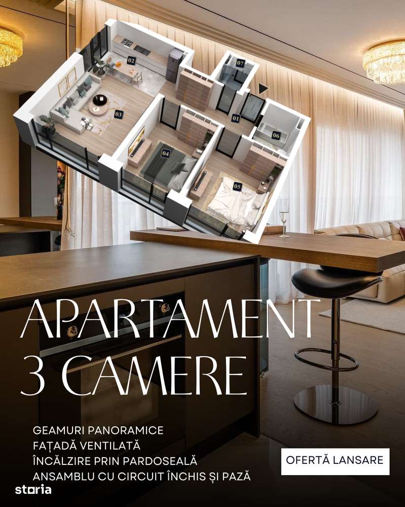 Apartament 3 camere – West Avenue Residence - Imagine principală: 2/6