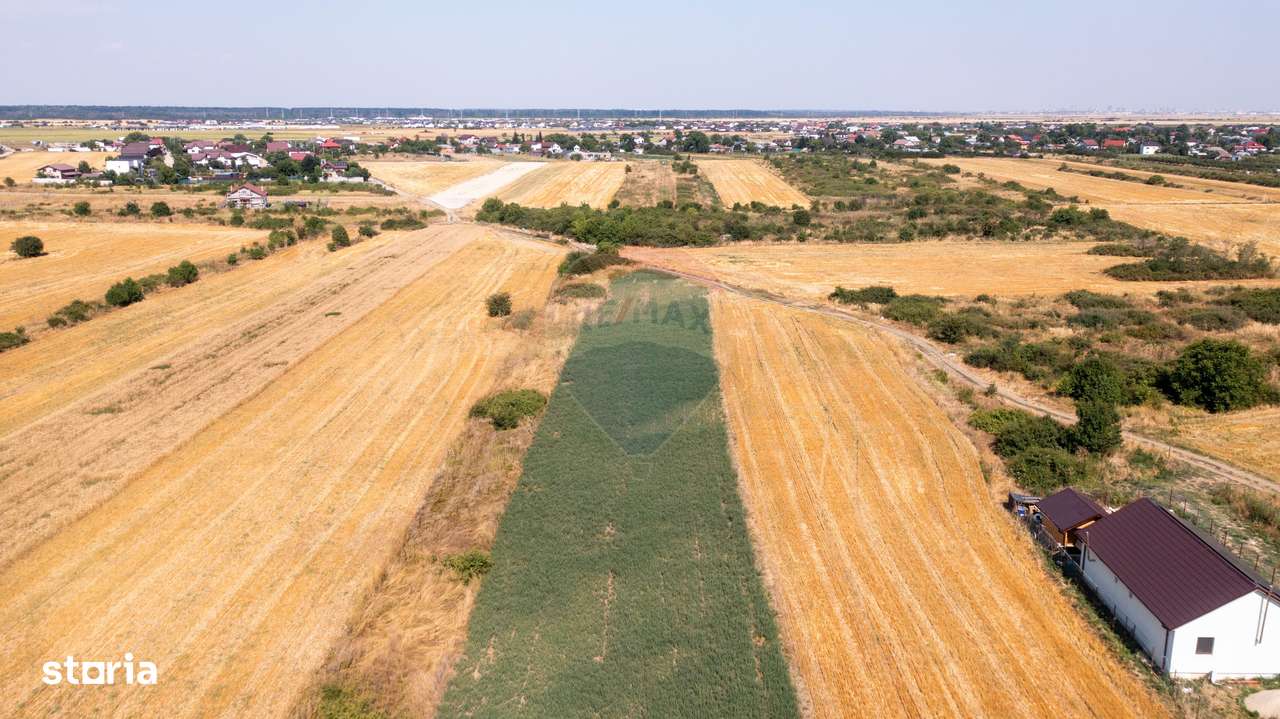 Vanzare teren intravilan 5,888 mp Sabareni / Strada sondei - Imagine principală: 1/10
