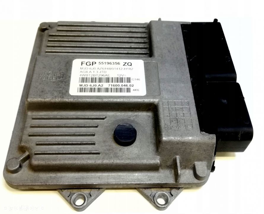 KOMPUTER OPEL AGILA1.3 CDTI 55196356 ZQ MJD6J0.A2 - 1