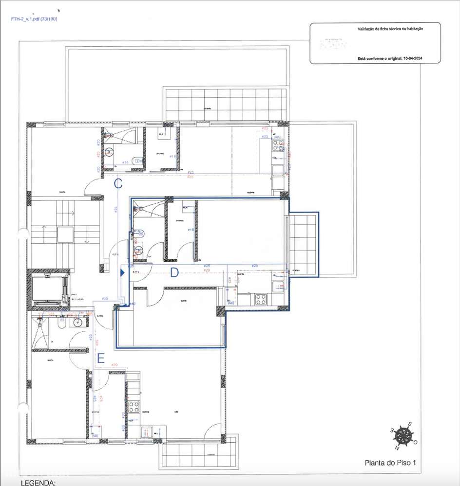 Apartamento T1+1 com Vista Mar Construção de 2024 | Madalena – Vila No-32